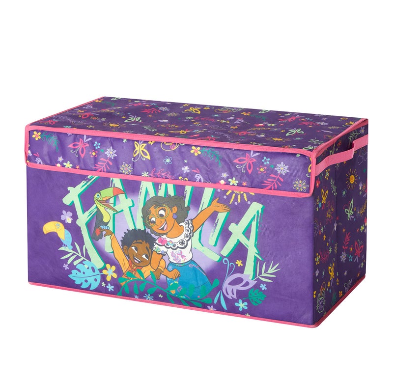 Idea Nuova Disney Encanto Collapsible Childrenâ€™s Toy Storage Trunk, Durable with Lid - Image 1