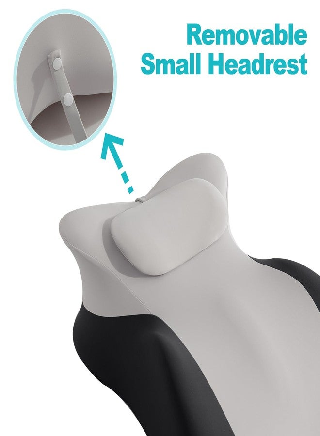 SheRest Adjustable Headrest Reading Pillow for Bed Adults - Memory Foam Back Support Wedge for Acid Reflux, Snoring & Legs, Duplex Gray (22.8"x15"x9") - Image 4