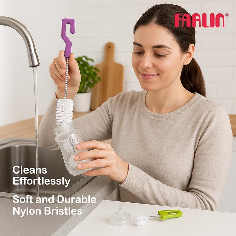 Farlin Bottle & Nipple Brushes for Baby - Image 3