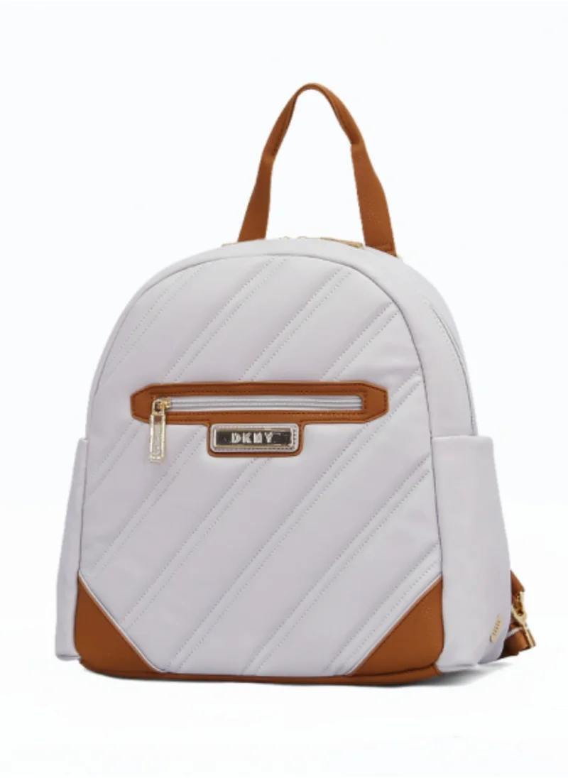 DKNY DKNY Bias Travel and Business Laptop Backpack for Women and Girls (Lavender)