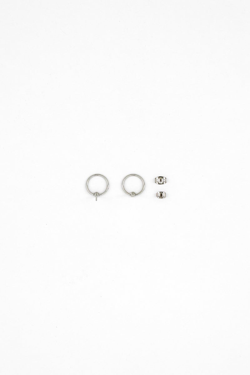 PARFOIS Women Stud Stainless Steel Earrings, Silver - Image 2