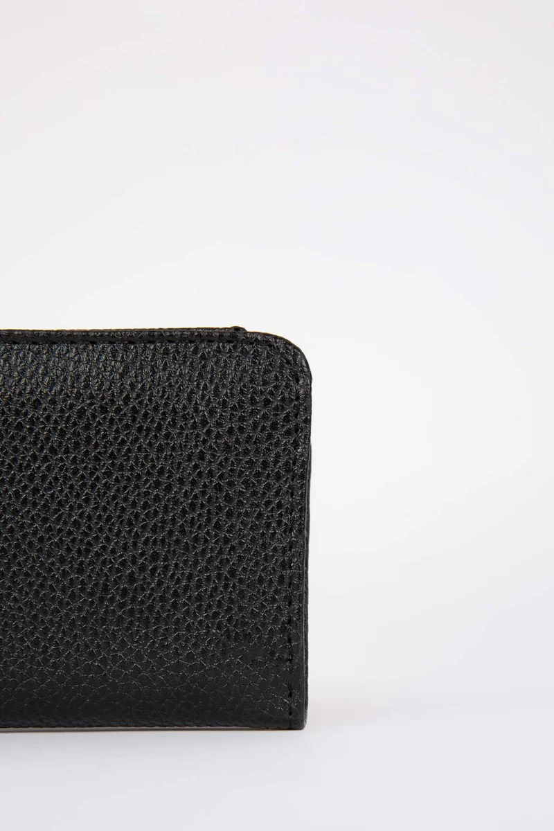 ديفاكتو Faux Leather Card Holder Wallet
