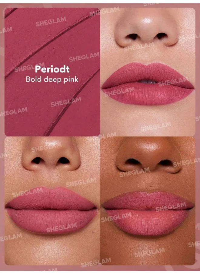 شيجلام SG SHEGLAM Dynamatte Boom LL Matte Lipstick-Period T