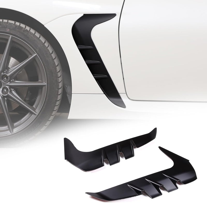 Sekhyna Front Fender Side Air Flow Vent Cover Trim ABS 2PCS for Subaru BRZ ZD8 2022 2023 (Matte Black) - Image 1