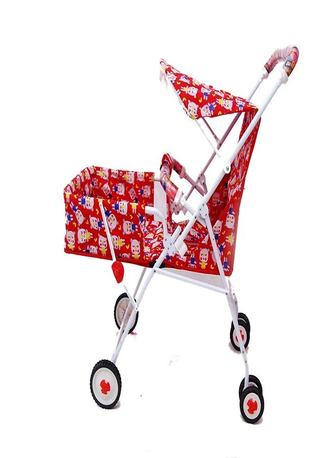Bondad Hub Baby Stroller/Pram for 0 to 3 Years, New Born/Toddler/Kid, Lightweight (Red) - Image 1