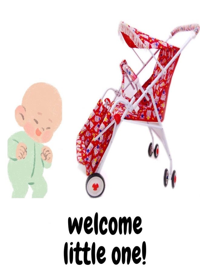 Bondad Hub Baby Stroller/Pram for 0 to 3 Years, New Born/Toddler/Kid, Lightweight (Red) - Image 5