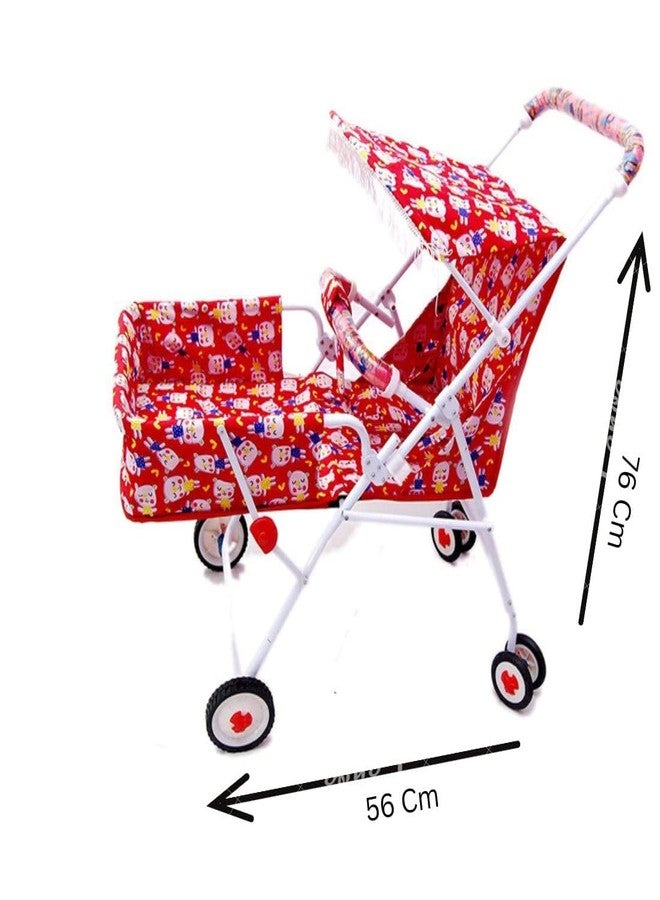 Bondad Hub Baby Stroller/Pram for 0 to 3 Years, New Born/Toddler/Kid, Lightweight (Red) - Image 4
