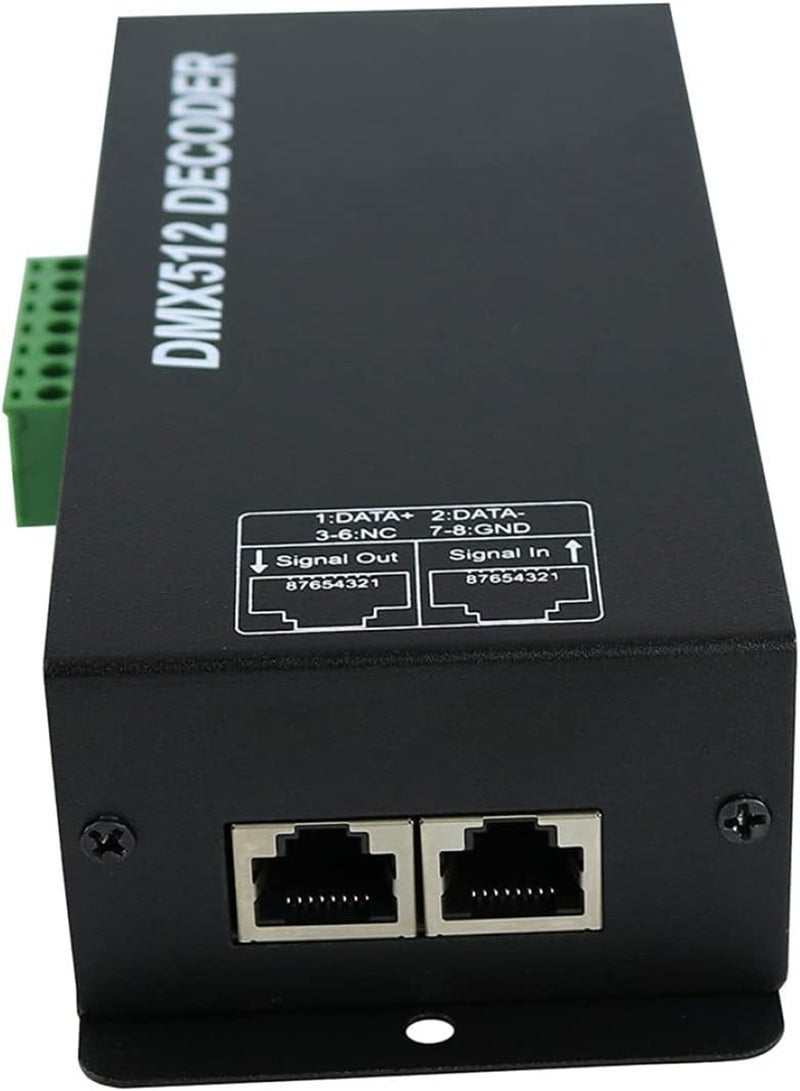 DMX Decoder Controller RGB Led Strip Light Driver Dimmer Module Dmx512 Dc12v-24v 4 Channel with Display, DMX Decoder,DMX Controller,RGB DMX Decoder,Led DMX Decoder,Led Driver