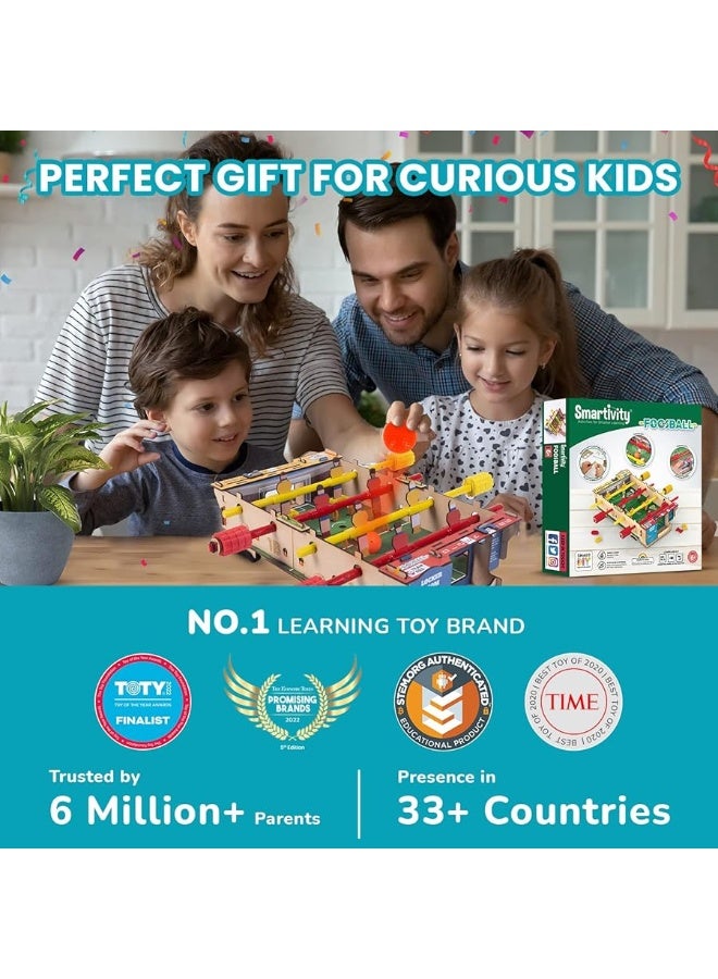 Smartivity Foosball Table Soccer Indoor Games for Kids Age 614 Years  Birthday Gifts for Boys  Girls  DIY STEM Educational Science Toy for Kids Age 67891011121314 Years - Image 2