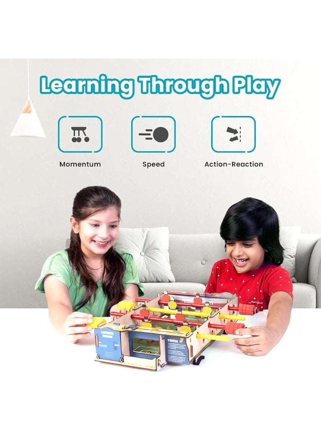 Smartivity Foosball Table Soccer Indoor Games for Kids Age 614 Years  Birthday Gifts for Boys  Girls  DIY STEM Educational Science Toy for Kids Age 67891011121314 Years - Image 1