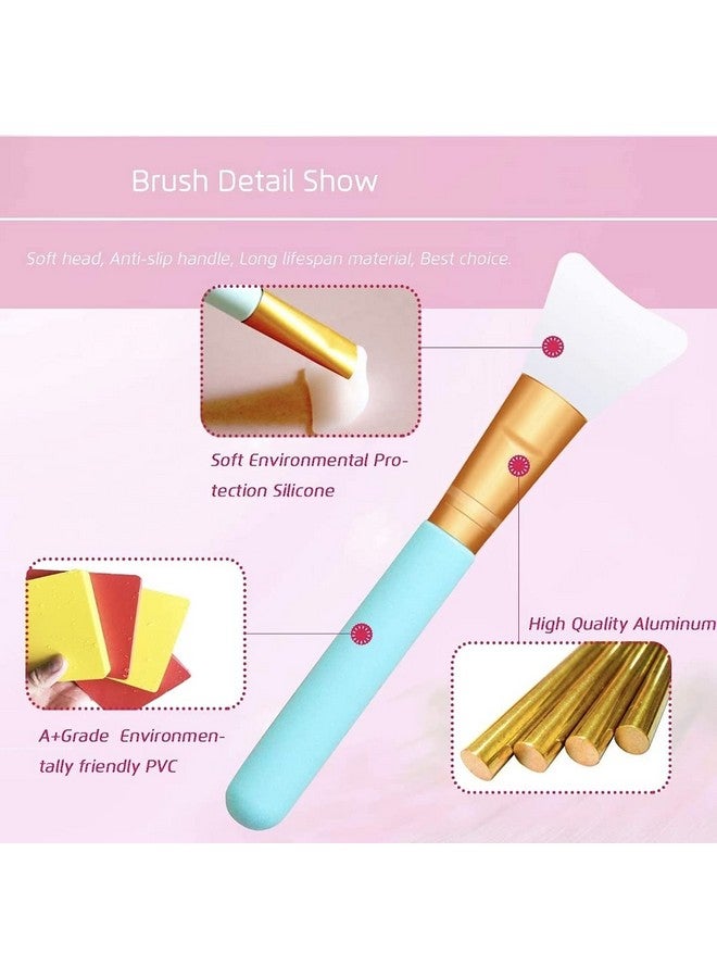 TopFinder® Combo Pack- |1 Soft Makeup Powder Brush + 2pc Face Tools Sponges Set | Scar Cover Waterproof Cosmetics Foundation highlighter Stick Women Girls Best Beauty Products Accessories Kit-Assorted - Image 3