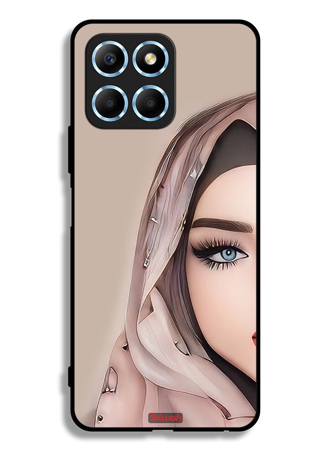 Tolwak Honor X6 Protective Case Cover Half Face Girl Art - Image 2