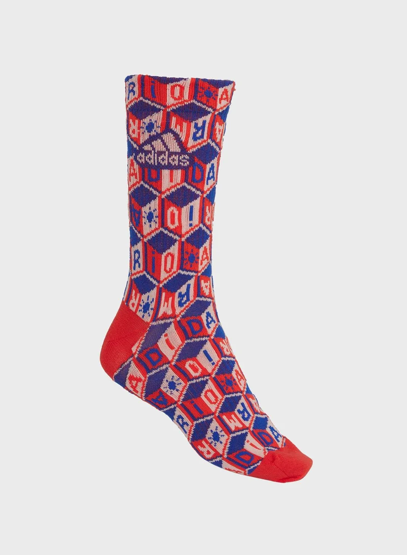 Adidas 3 Pack Farm Crew Socks