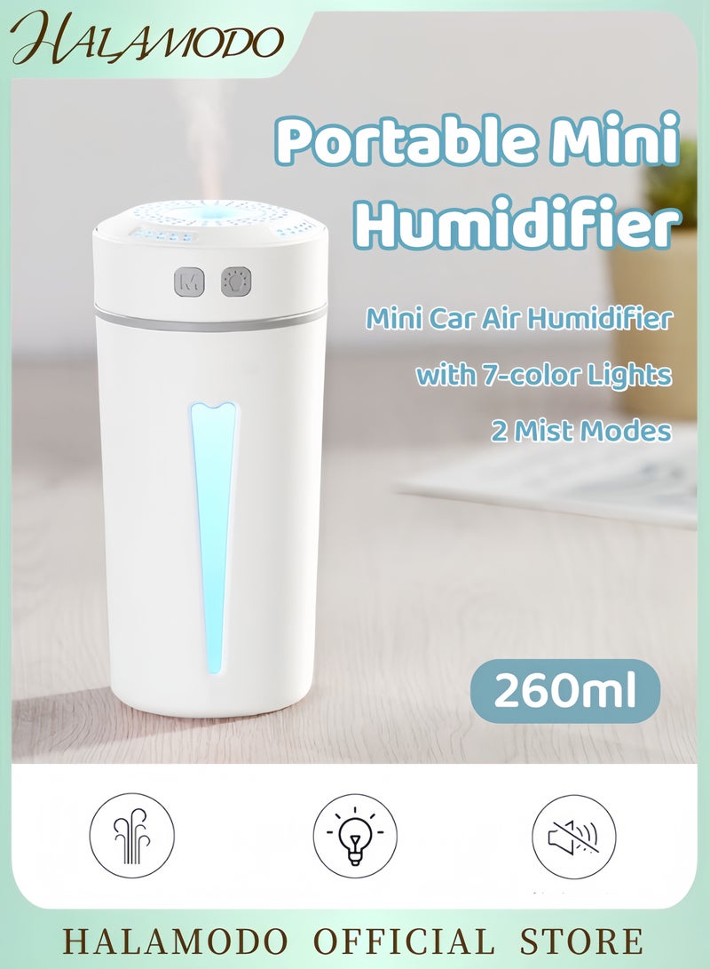 هالامودو مرطب هواء USB أبيض - Image 1