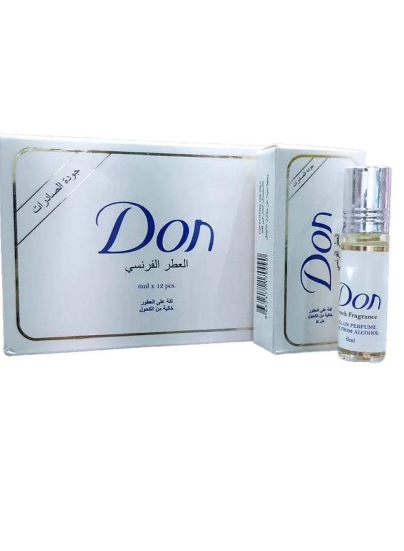 Don Don Don Roll On Perfume French Perfume 6 ml x 12 pieces - Image 1