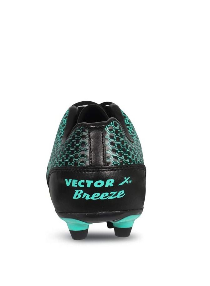 Vector X Breeze Football Shoes | 6 UK/ 7 US / 40 EU | Material : Synthetic Leather | Moulded Insole | Minimal Water Absorption | Lace Up - Image 4