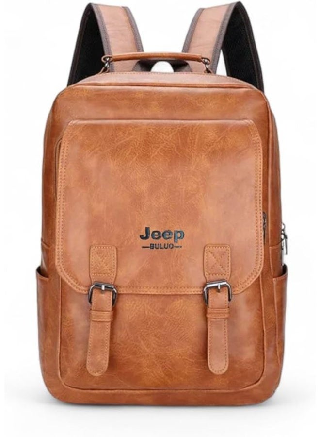 جيب حقيبة ظهر فاخرة متعددة الوظائف للرجال مثالية للسفر والعمل، تتميز بميزات تكنولوجية مدمجة وتصميم عصري - Image 1