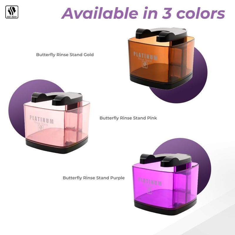 SKULL SHAVER Butterfly platinum rinse stand - Gold - Image 4