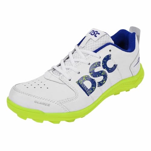 DSC Beamer Cricket Shoe for Men & Boys (Light Weight | Economical | Durable | Size UK: 11) Yellow - Image 1