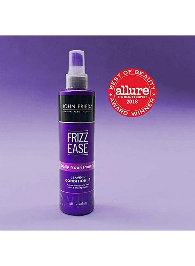 John Frieda Frizz Ease Daily Nourishment Conditioner 8 Ounce Leavein Conditioner For Frizzprone Hair With Vitamin A C And E - Image 4