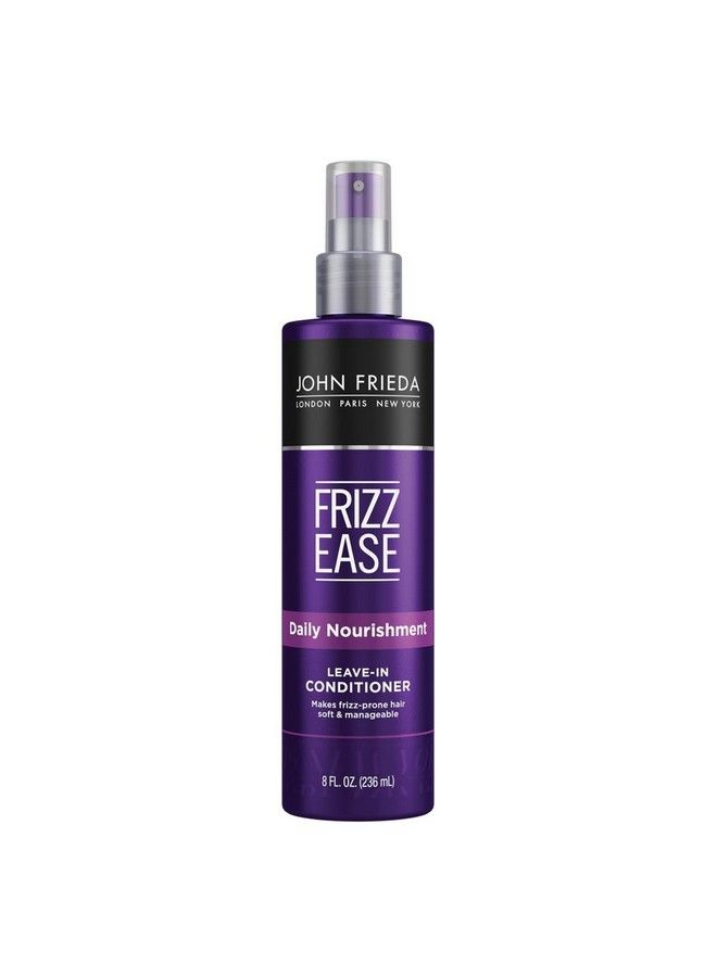 John Frieda Frizz Ease Daily Nourishment Conditioner 8 Ounce Leavein Conditioner For Frizzprone Hair With Vitamin A C And E - Image 2