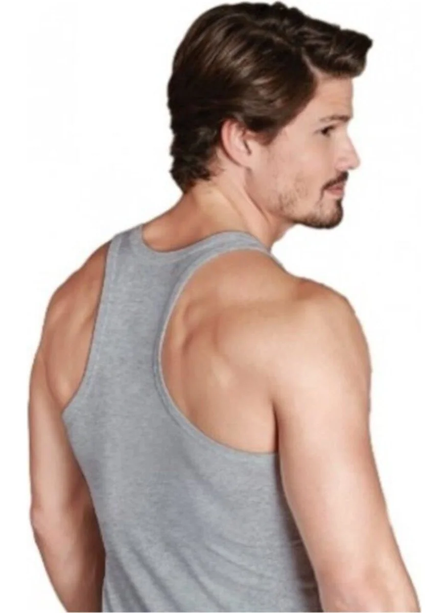 بيراك Men's Lycra Single Jersey Rambo Undershirt 6 Pack -1029