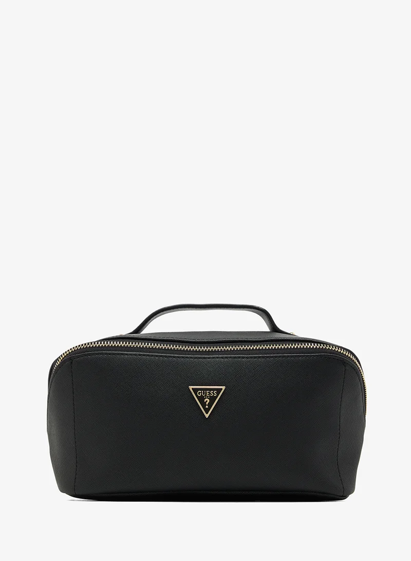 جس Logo Cosmetic Bag