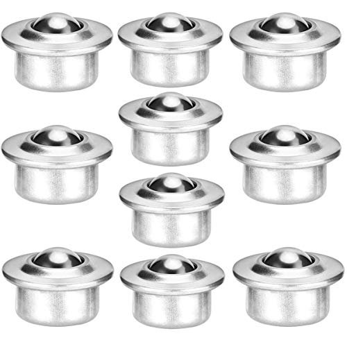 MoKell 10pcs CY-15H 5/8-inch Bearing Steel Roller Ball Flange Conveyor Transfer Unit - Image 1