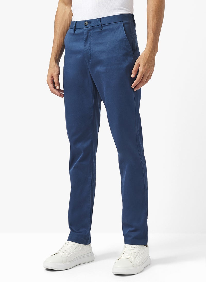 كالفن كلاين بنطلون تشينو قطن مطاطي نحيف - Image 1