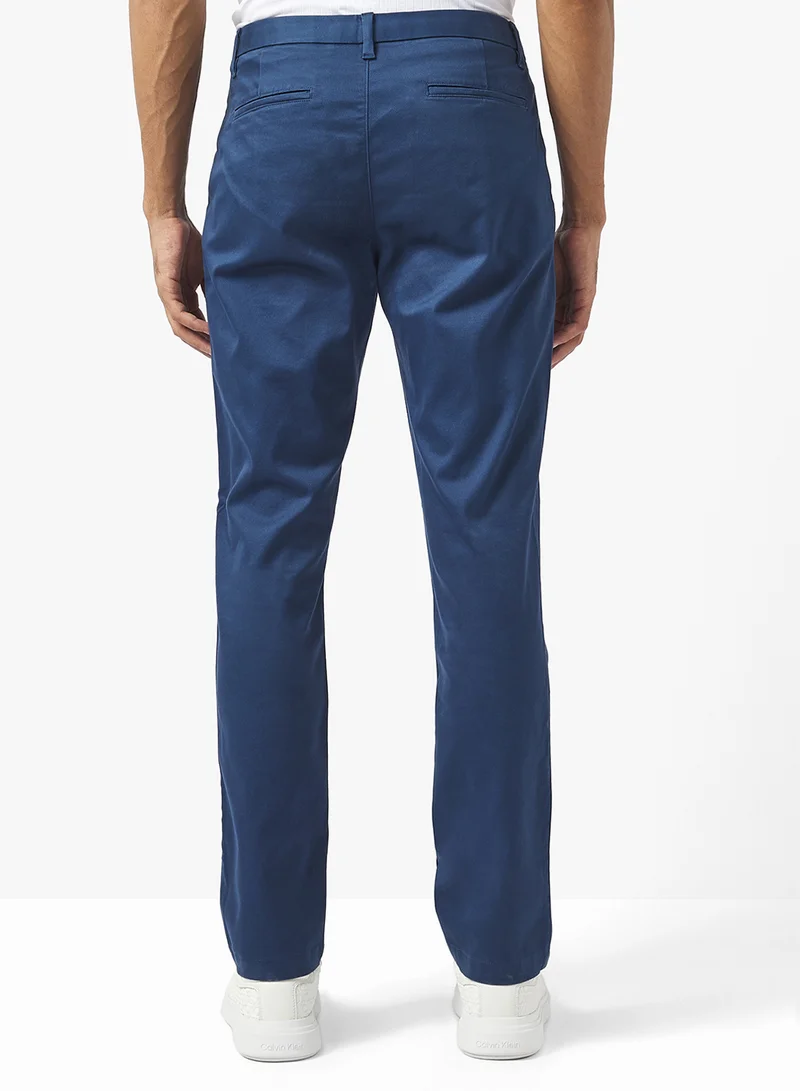 CALVIN KLEIN Slim Cotton Stretch Chino Pants