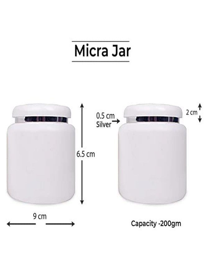 BH PLAST Micra Jar For Cream, Scrub, Body Lotion-250 Gm (3) - Image 3