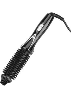 ZJchao Hair Curler Brush Ceramic Tourmaline Foldable Anion Hair Comb Hair Curling Iron Hair Styling Tools Travel Hair Dryer Brush Hot Air Paddle Brush WomenUS 