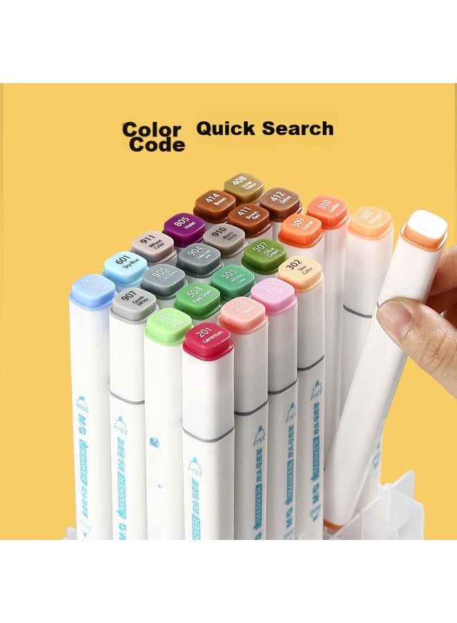 M&G Chenguang Stationery, 80 Colors Water-based Markers, Safe Double-ended, Odorless, Square Barrel, Watercolor Pens, Highlighters, Art Brushes, Birthday Gift For Children And Girls - Image 2