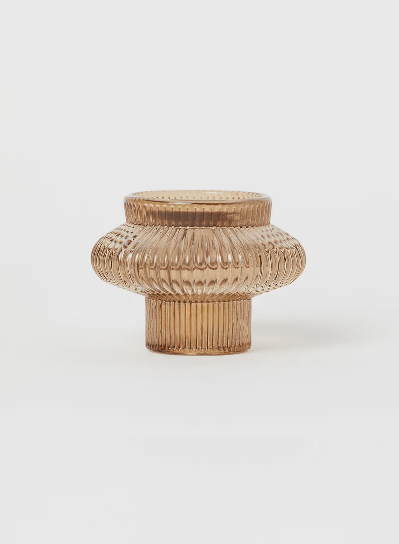 H&M Glass Candle Lantern