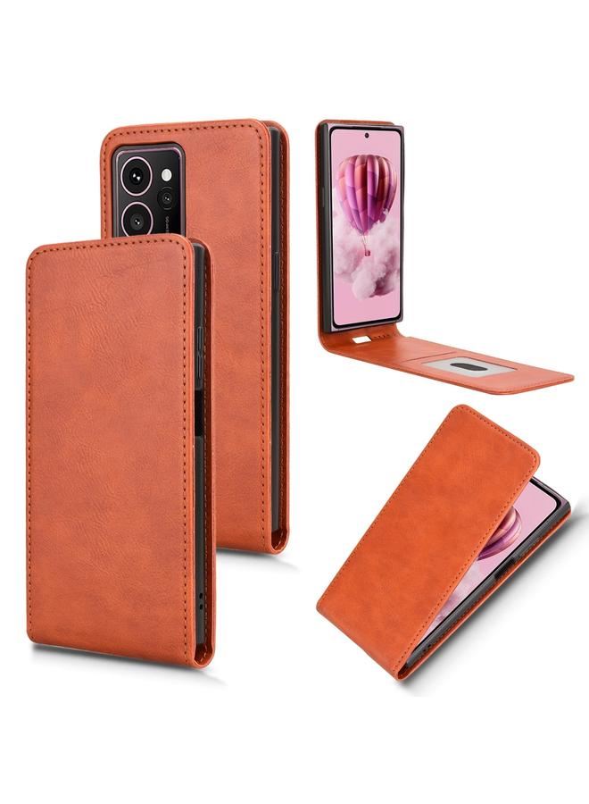 S-TOP Case For HMD Skyline 5G Magnetic Vertical Flip Leather Phone Case - Image 1