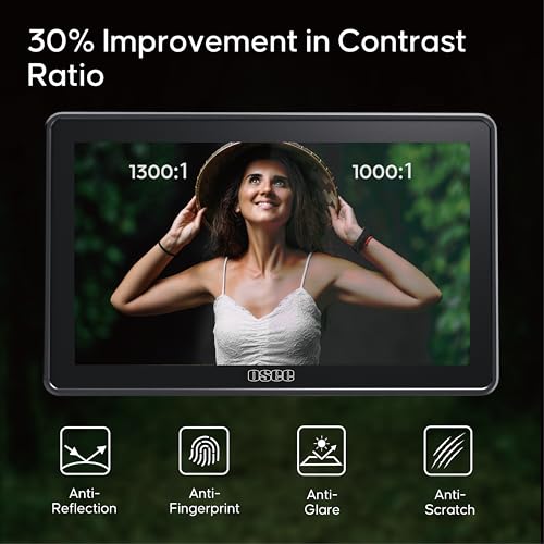 Osee G7 Pro 7’’ 3000Nits Camera Monitor, Touchscreen Camera Control HDR Field Monitor with 3G-SDI & 4K HDMI in/Out, Touch Focus Tracking for FX3/ A7 IV/EOS R5 II/EOS R8/ Z9/ Z6 III/ZV-E10M2 - Image 4