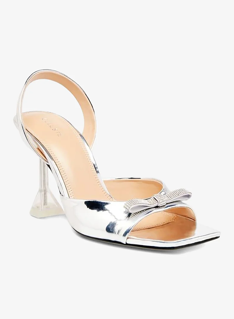 سيليست صنادل نسائية بكعب ستيليتو وزينة فيونكة