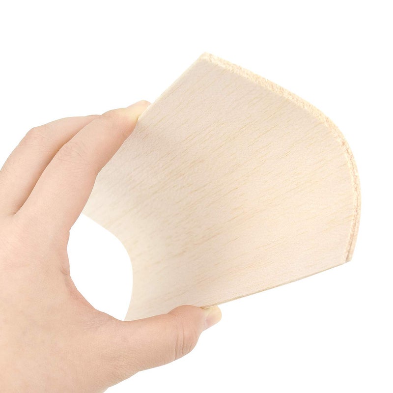 Thyores 10 Pack Balsa Wood Sheets, Natural Unfinished Wood for House Aircraft Ship Boat DIY Wooden Plate Model, School Projects, Craft Project 100x200x1.5mm - Image 3