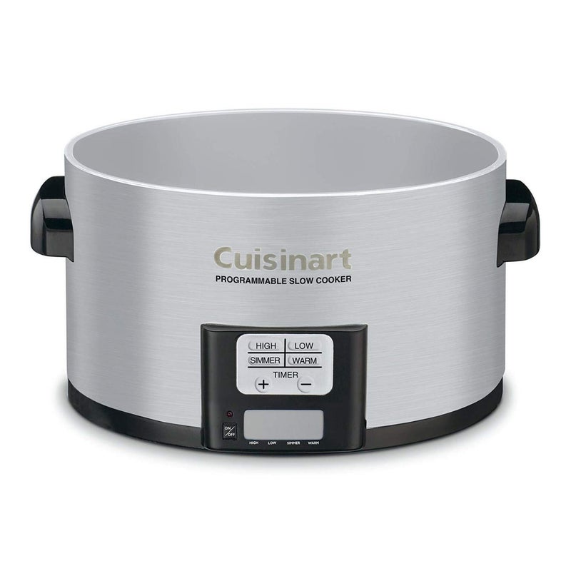 Cuisinart طباخ بطيء قابل للبرمجة كويزينارت PSC-350 سعة 3-1/2 لتر، فضي، 9-1/2 بوصة ارتفاع × 9.1 بوصة عرض × 12.67 بوصة طول - Image 2