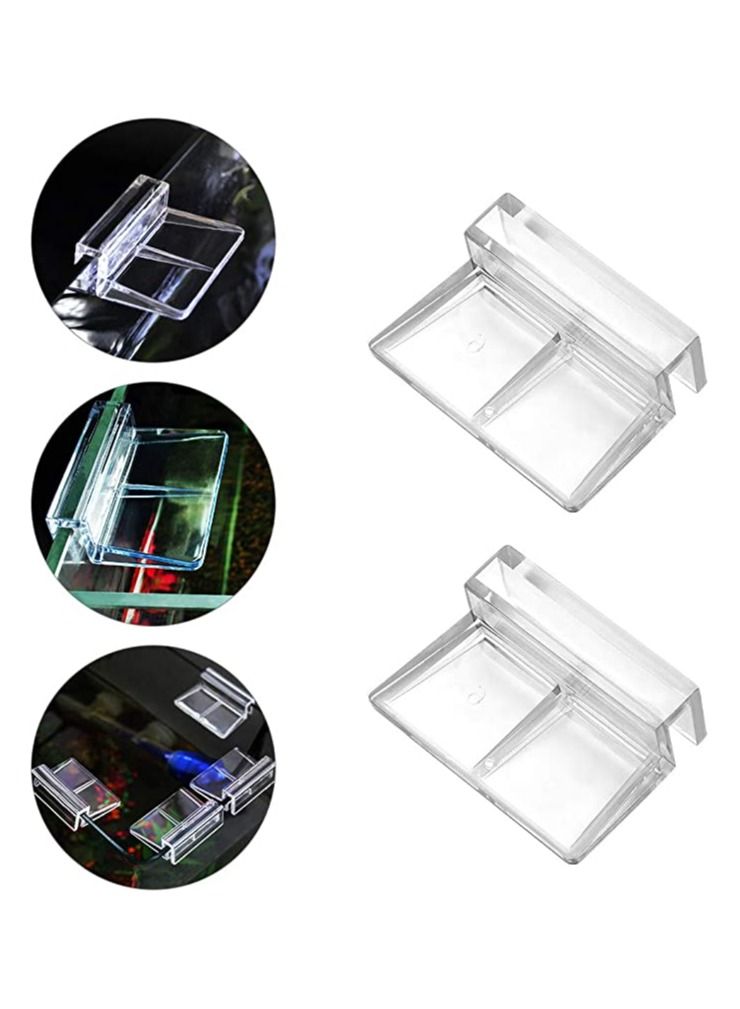 6 قطعة مشبك غطاء زجاجي لحوض السمك ، حامل دعم أكريليك شفاف ، مشابك غطاء حوض السمك ، لخزان حوض السمك (6 مللي متر) - Image 3