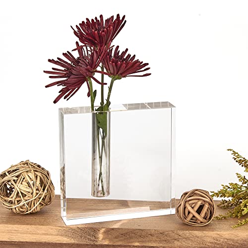 Badash - The Crystal Block Bud Vase 5x5 - Image 2