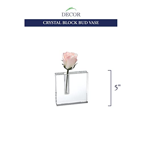Badash - The Crystal Block Bud Vase 5x5 - Image 4