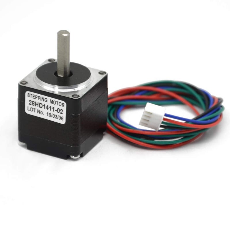 Iverntech Nema 11 Stepper Motor 28mm Body 1.8 Stepper Angle 0.8A 2 Phase 4-Lead with 50CM Cable for 3D Printer, CNC Machine and Robotics - Image 3