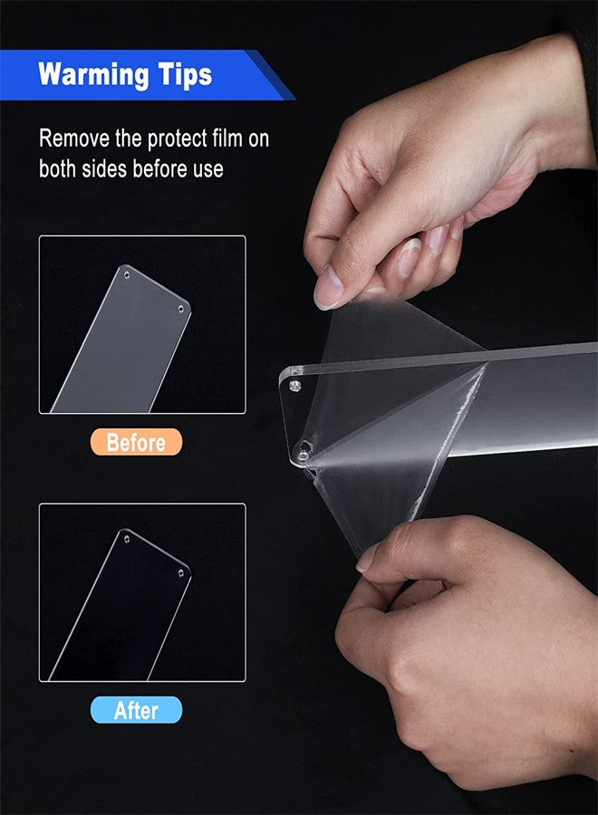 KASTWAVE 4 Tier Acrylic Risers Display Stand for Cupcake Perfume, Risers Steps Display Shelf with Screwdriver for Amiibo Funko Pops Toy Figures Display Risers Holder Collectibles Decoration - Image 1