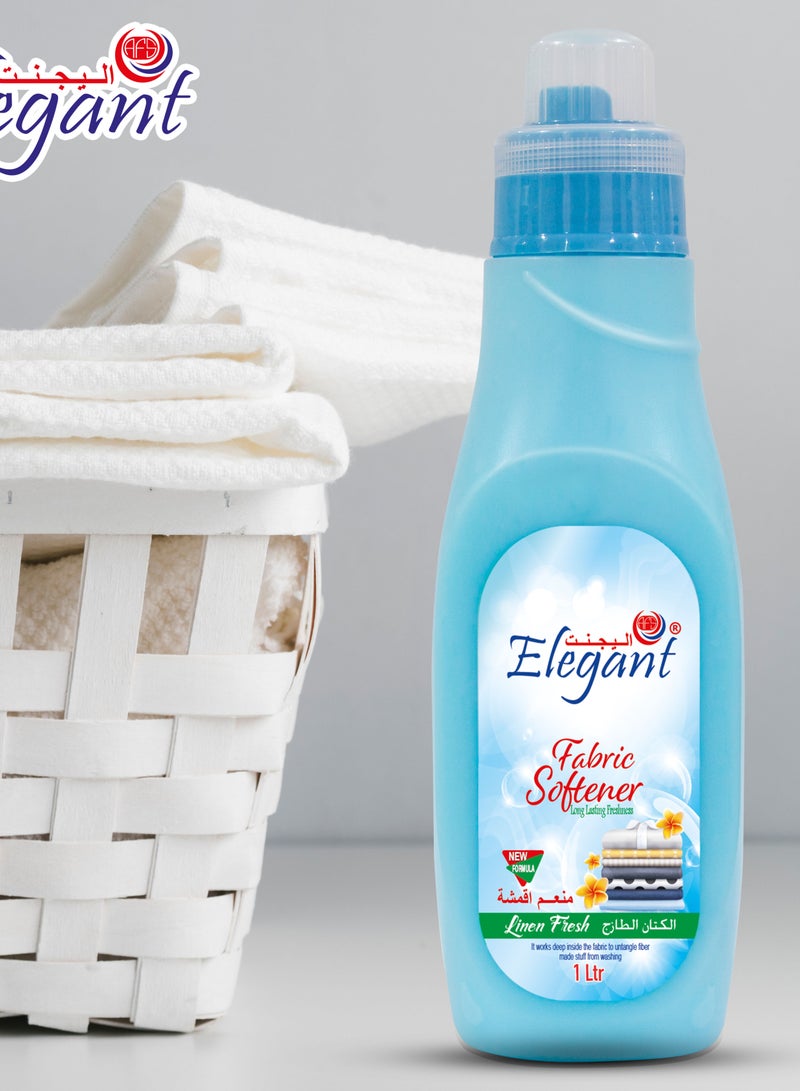 Elegant منعم الأقمشة لينين فريش سعة 1 لتر، انتعاش يدوم طويلاً  - Image 2