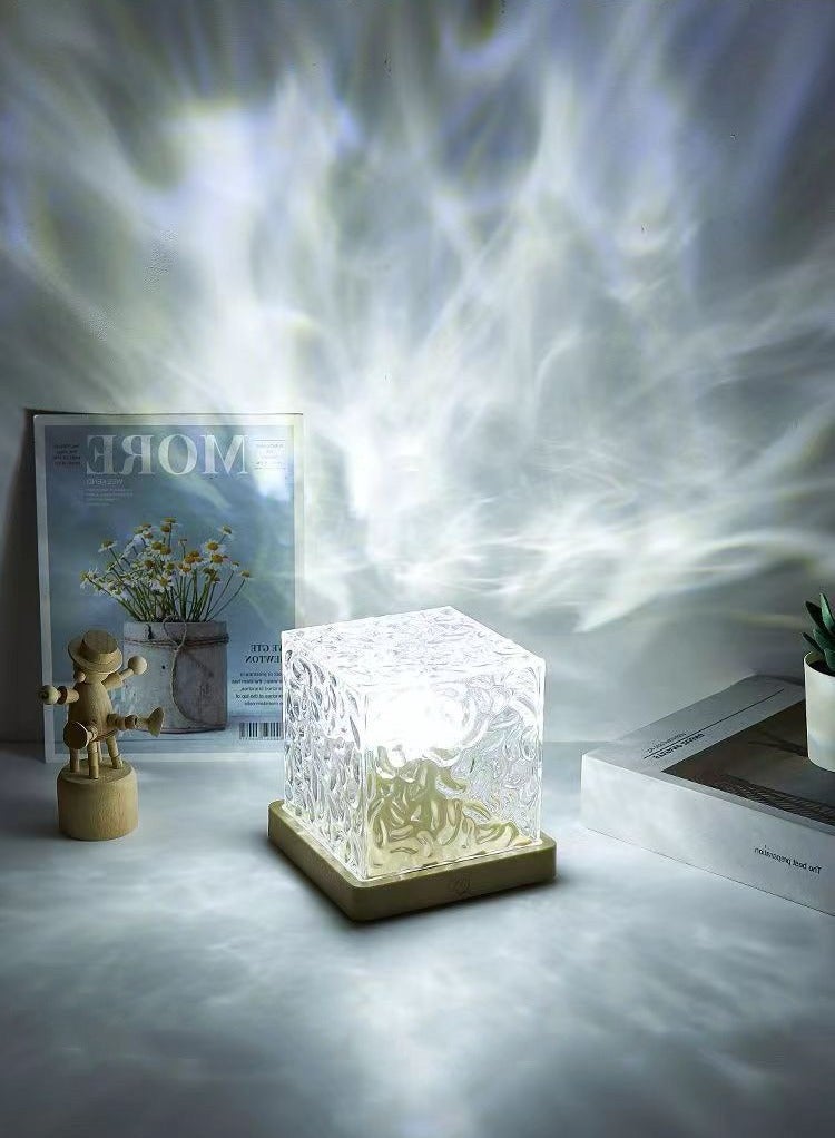 Northern Lights Projector - Rotating Ocean Wave Projector,16 Colors Changing Water Wave Lamp with Remote for Bedroom, Kids Room, Party, Bars, Game Rooms 16 Colours ( 11.5 x 11.5 cm ) - Image 2