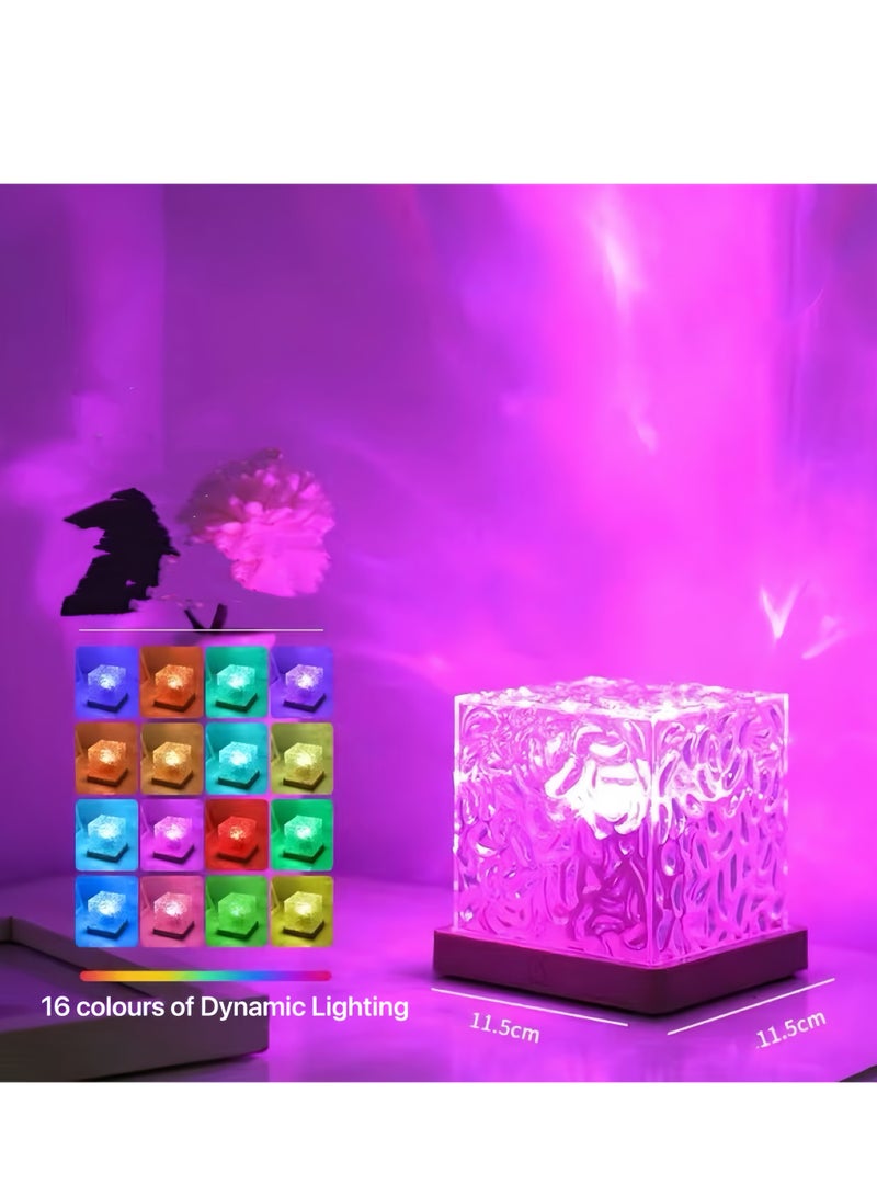 Northern Lights Projector - Rotating Ocean Wave Projector,16 Colors Changing Water Wave Lamp with Remote for Bedroom, Kids Room, Party, Bars, Game Rooms 16 Colours ( 11.5 x 11.5 cm ) - Image 3