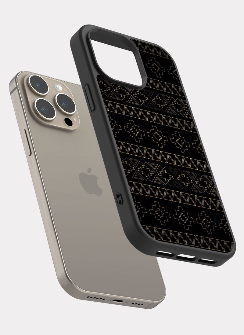 PXLAAT iPhone 15 Pro Max case cover Najdi Pattern - Image 2