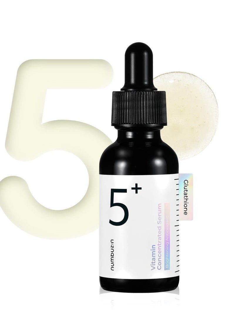 numbuzin Serum No. 5, Vitamin Concentrated Serum, Moisturizing and Brightening Spots 30ml - Image 1