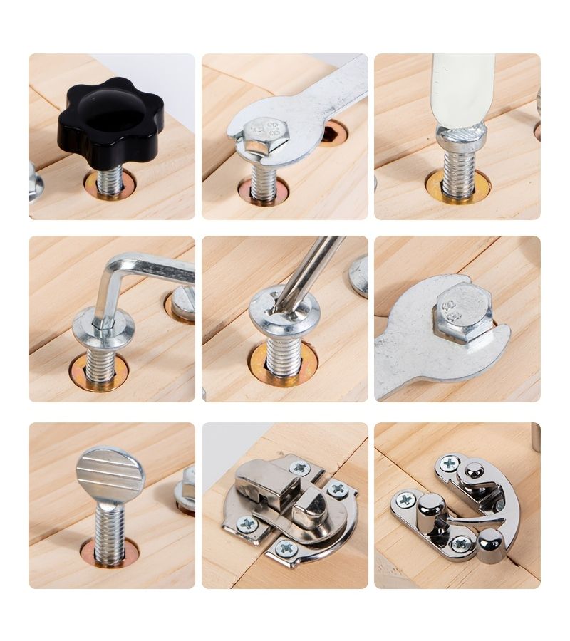 Hand On Brain Development Lock Box Screw Toy Educational Multi Play Satisfaction Enhancing Problem Solving Skills Growth Ideal Gift - Image 4